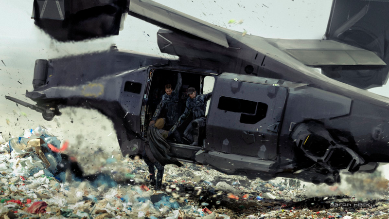 Illustration for article titled Elysium concept art shows the super unsanitary bioware of the future